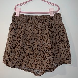 Flowy Cheetah Print Shorts